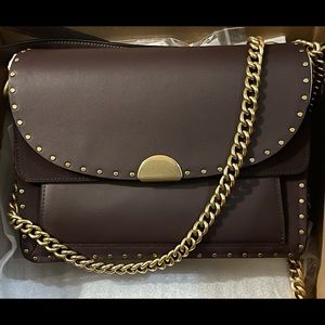 COACH DREAMER SHOULDER BAG with RIVETS. NWTs